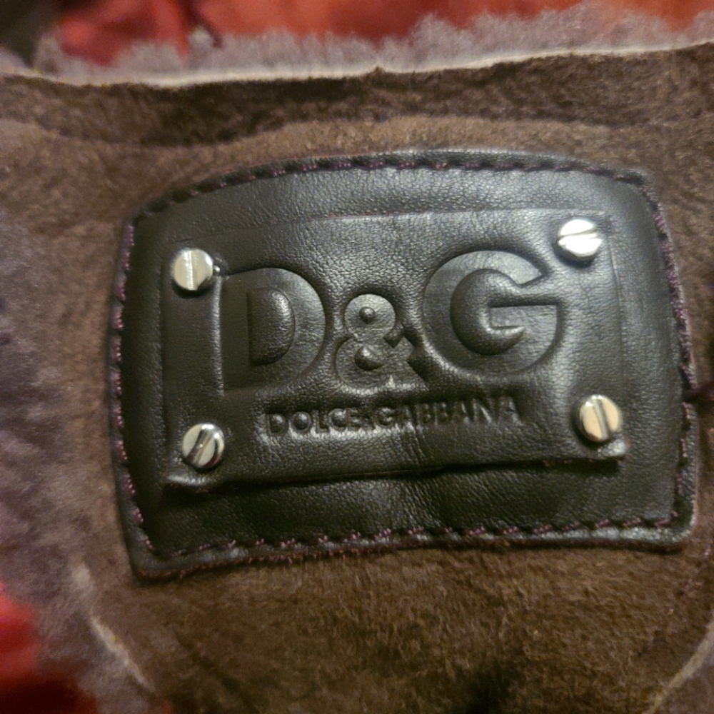 Dolce & Gabbana Fur Hiking Boots